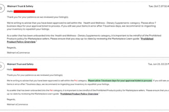 walmart category approval expert  restricted gated listing clearance