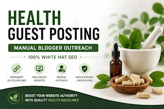 build SEO backlinks through manual guest post outreach