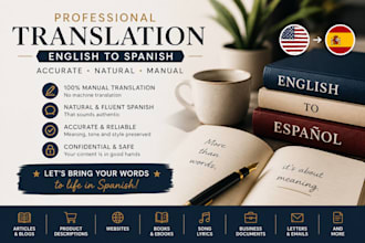 professionally translate english poems and books into spanish