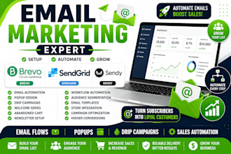 setup brevo sendgrid sendy email marketuing popup automation drip campigns