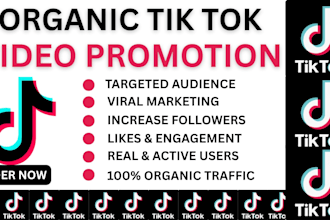 do professional tik tok video promotion for organic growth using ads