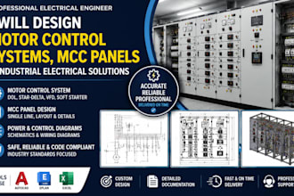 design motor control systems, mcc panels and industrial electrical solutions