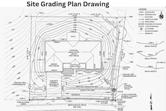 create stormwater management and drainage plan along with all the calculations