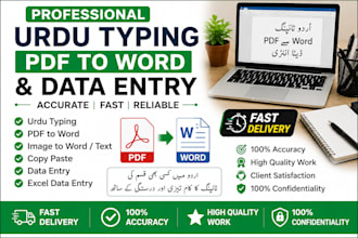 professional PDF to word conversion service