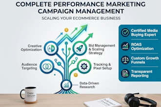 be your performance marketing manager for ecommerce scaling