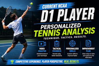 analyze your tennis technique and help you improve fast