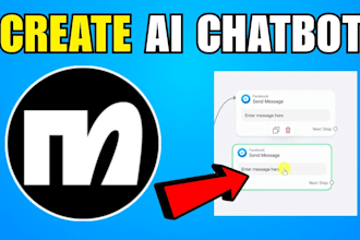 create a manychat automation or many chat chatbot for your social media