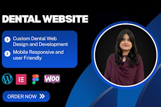 create a modern dental website using wordpress