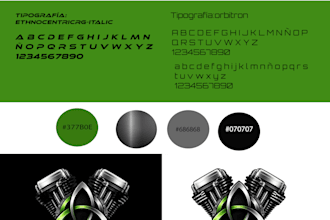 design logo brand identity, social media kit branding