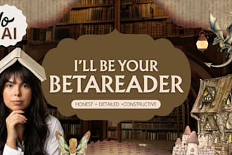 beta read your fiction novel with honest, detailed reader feedback