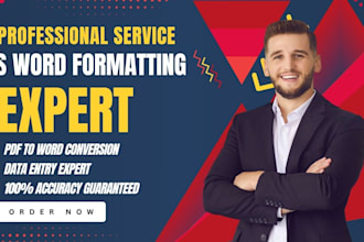 do professional ms word formatting