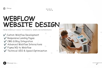 design webflow website for therapists counselors photographers clinics