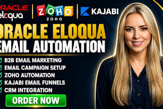 setup oracle eloqua automation email campaign b2b email marketing kartara zoho