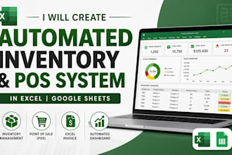 do automatic excel invoice, point of sales, or inventory tracking system