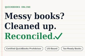 clean up and catch up your quickbooks online bookkeeping