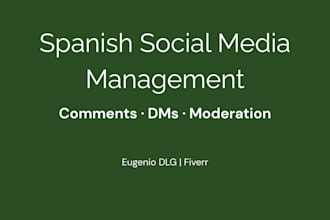 moderate and manage your social media in spanish