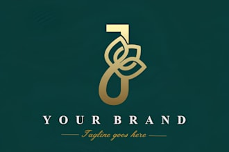 do a custom luxury botanical, watercolor or floral logo design