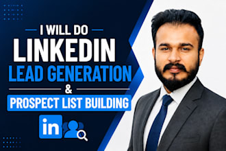 do linkedin lead generation and prospect list building