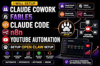 claude cowork fable5 claude code n8n youtube automation  setup open claw setup