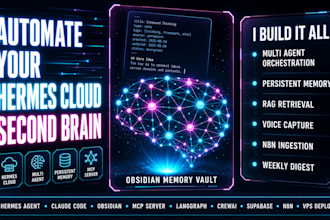automate hermes cloud obsidian memory second brain claude code ai multi agent