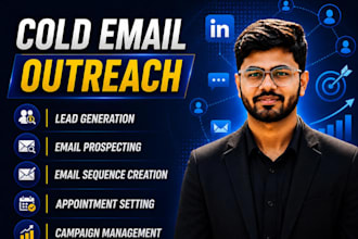 generate b2b leads through cold email and linkedin outreach