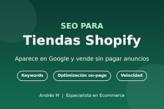optimizo el SEO de tu tienda shopify para que aparezca en google