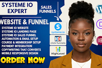 build systeme io website funnel systeme io landing page systeme io sales funnel