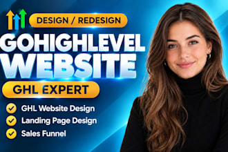 be gohighlevel expert for ghl automation funnel, ghl website, ghl landingpage