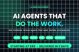 build custom ai agents to automate your business workflow