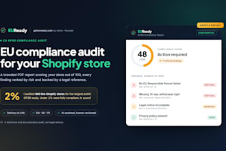 audit your shopify store for eu gpsr compliance