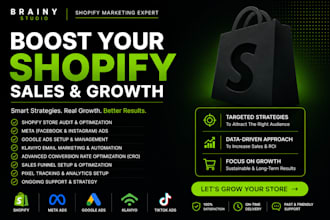 do shopify marketing, boost shopify sales and promote your shopify store