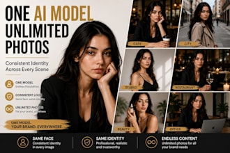 create realistic ai brand photos with your ai model