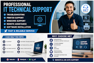 provide professional technical support and IT assistance