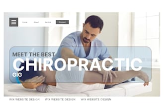 design redesign wix wordpress chiropractor website chiropractic brochure design