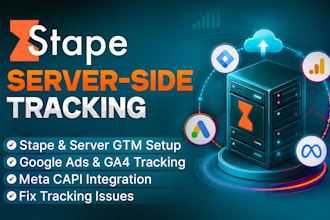 set up GTM server side tracking using stape