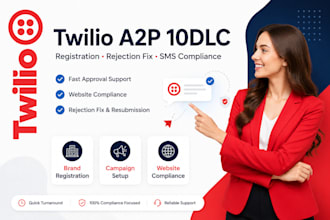 register twilio a2p 10dlc campaign and fix a2p rejection