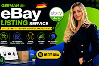 do german ebay shop listing ebay setup german ebay promotion ebay seo marketing