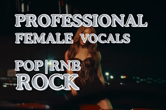 female rock singer, hard rock metal vocalist custom cover song metalcore singer