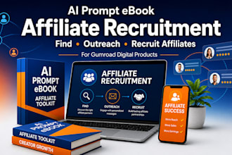 recruit gumroad affiliates for your ai prompt ebook