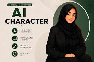 design consistent ai characters for comics, games and storytelling