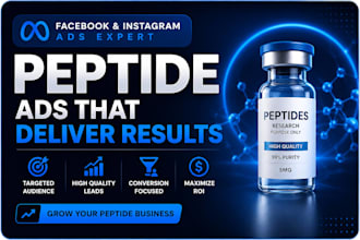 solve peptide ads issues run peptide ads peptide facebook ads peptide google ads