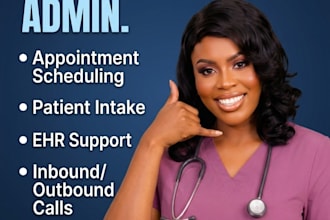 be your virtual medical receptionist and admin assistant