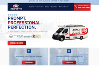 design air conditioning website hvac website with wix wordpress and squarespace