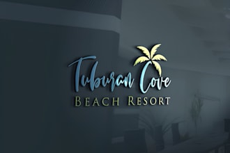 create a premium travel, beach resort and tourism logo or any graphics design
