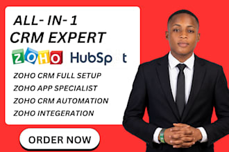 setup zoho one, zoho crm, books, people, creator, analytics, form, mail, desk