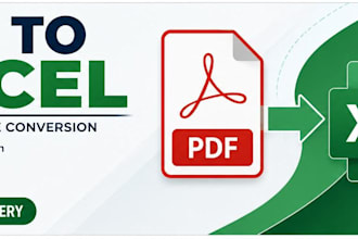 convert PDF to excel