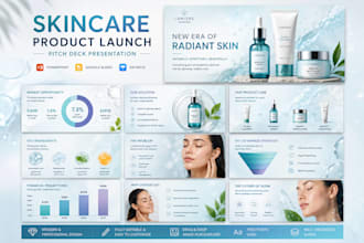 design product launch presentation slides sales deck powerpoint presentation