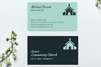 design a professional print ready business card