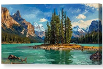 hand paint a custom landscape oil painting