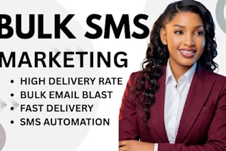send bulk sms, text message, sms blast, email campaign and bulk email marketing